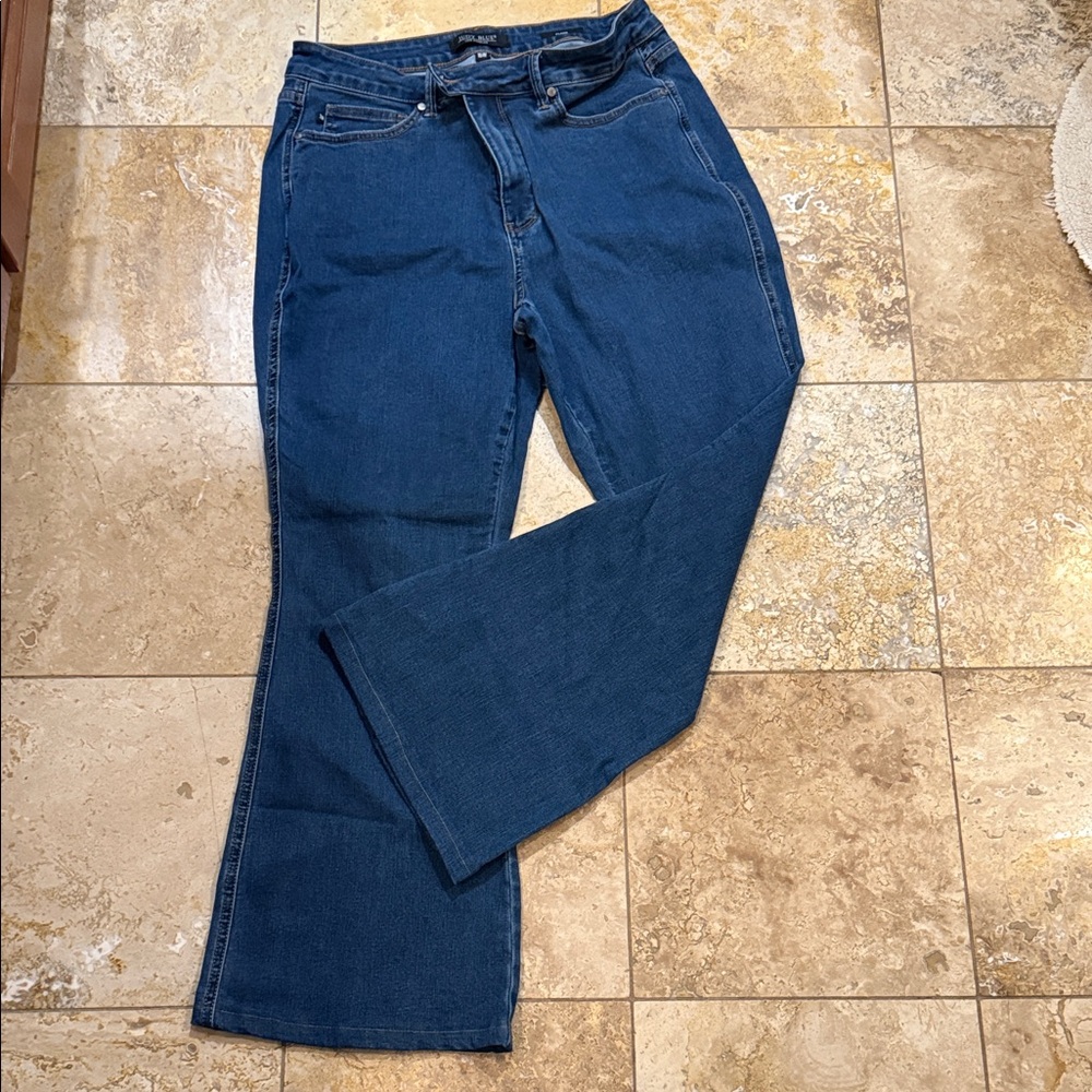 Judy Blue Deep Indigo Wide Leg Jeans